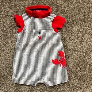 Little Me overall set